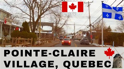 Driving to Pointe-Claire Village, Quebec - YouTube