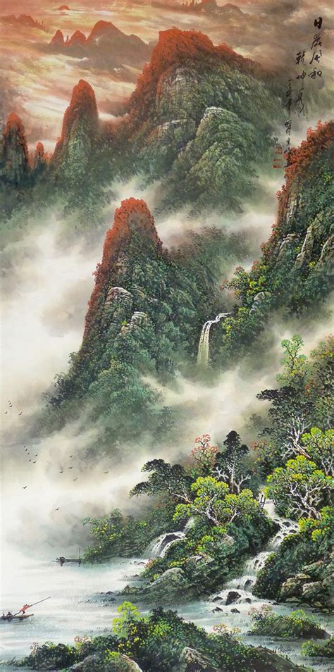 Best 25+ Chinese landscape painting ideas on Pinterest | Chinese ...