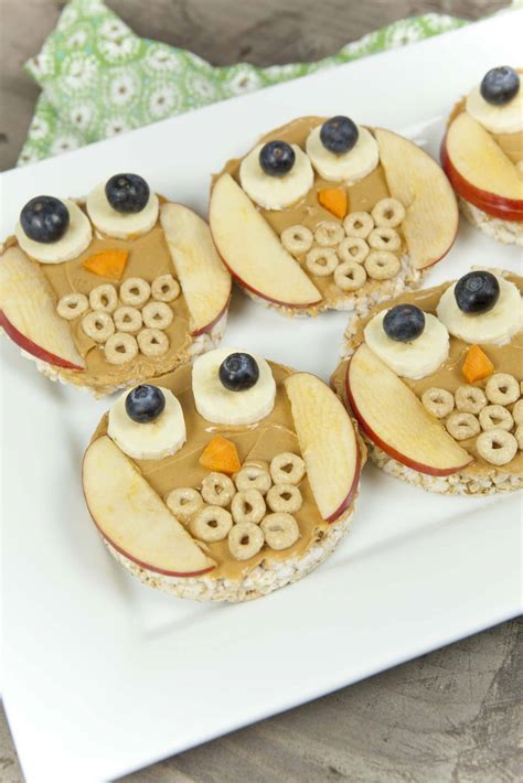 Fun Food For Kids: Owl Rice Cakes – Mother's Nutritional Center