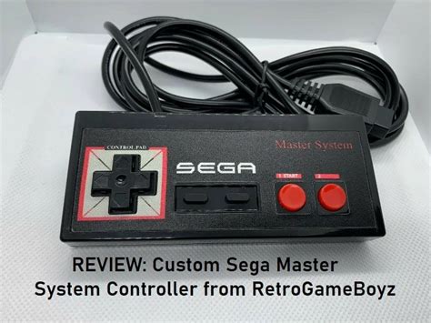 Review: Custom Sega Master System Controller from RetroGameBoyz