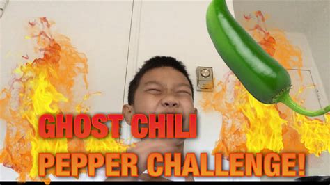 GHOST CHILI PEPPER CHALLENGE!(100+ SUBSCRIBERS SPECIAL) - YouTube