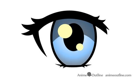 How to Draw Female Anime Eyes Tutorial - AnimeOutline