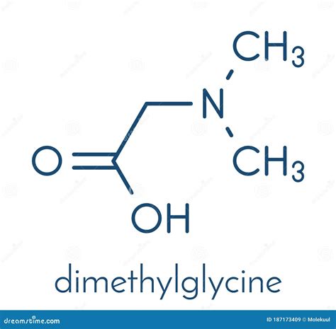 Dimethylglycine, DMG, Molecule. It Is Derivative Of The Amino Acid ...