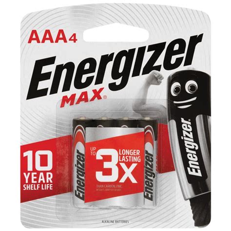 Buy Energizer Max AAA 4 Pack Online at Chemist Warehouse®