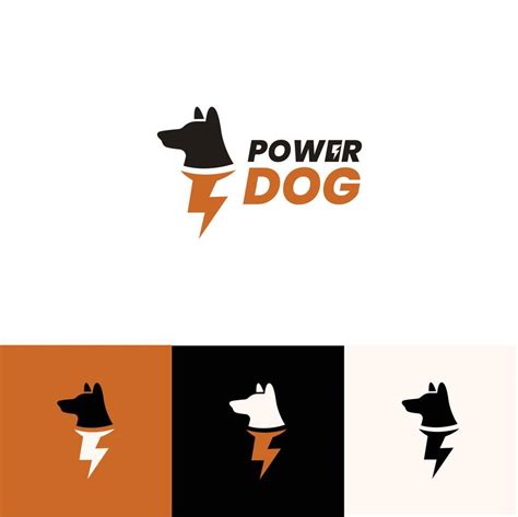 Super power dog logo design concept vector 3476746 Vector Art at Vecteezy