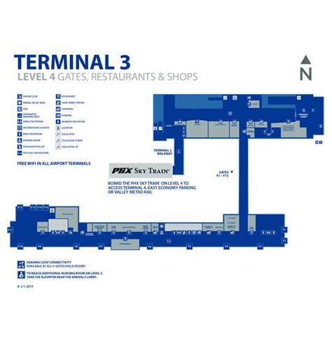 Phoenix Sky Harbor Airport(PHX) Terminal Maps, Shops, Restaurants, Food ...