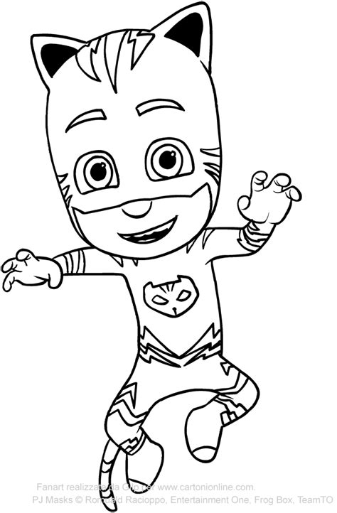 Pj Masks Catboy Coloring Pages at GetDrawings | Free download