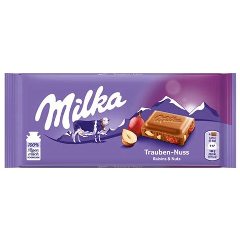 Milka Schokolade Traube Nuss 100g - günstig online einkaufen