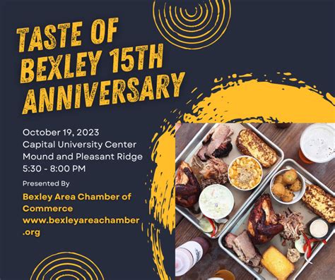 Taste of Bexley 2023 – Tickets Now Available | Bexley Area Chamber of ...