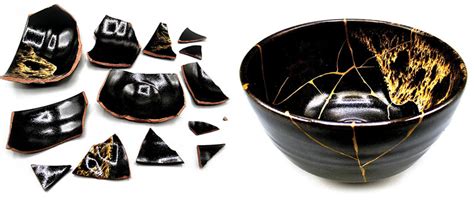 Kintsugi Pottery: Mending Imperfection with Gold