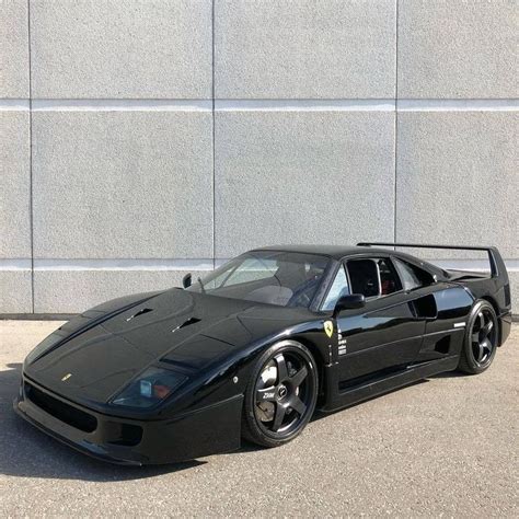 Black Ferrari F40 : carporn | Ferrari f40, Dream cars, Sports cars luxury