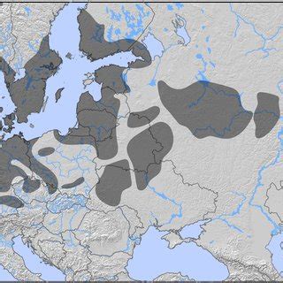 Map of the Corded Ware culture. Redrawn from Müller et al [2], with ...