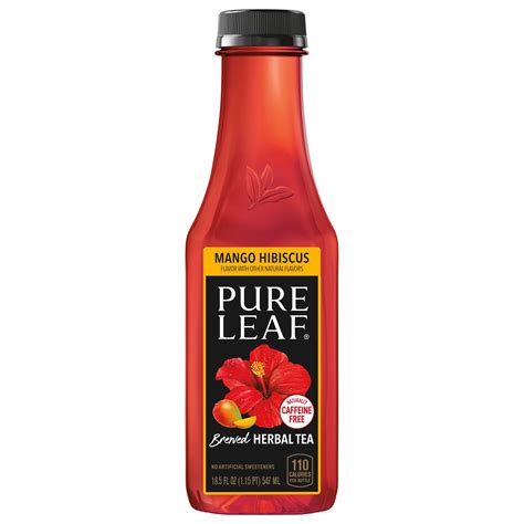 Pure Leaf Mango Hibiscus Brewed Herbal Tea - Shop Tea at H-E-B