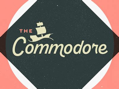 The Commodore - Logo by Dan Deming-Henes on Dribbble