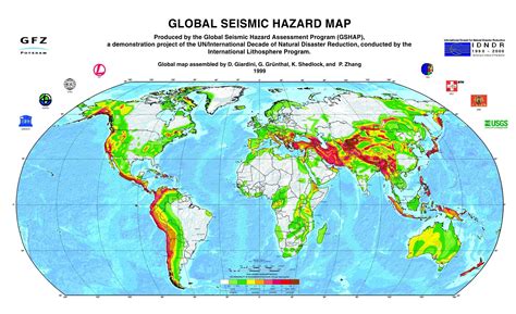 Seismic hazard map of Europe and Middle East [2598x1908] : MapPorn