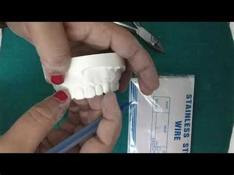 Short labial bow fabrication demonstration - YouTube