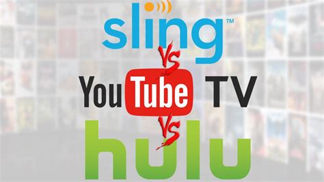 Streaming Showdown - Sling TV vs. Youtube TV vs. Hulu Live - YouTube