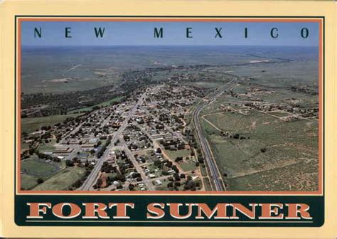 Aerial View of Town Fort Sumner, NM