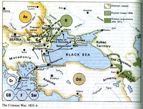 Crimean War 1853-1856 : MapPorn