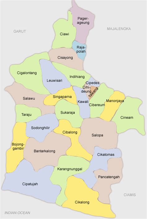 Tasikmalaya Map - Indonesia