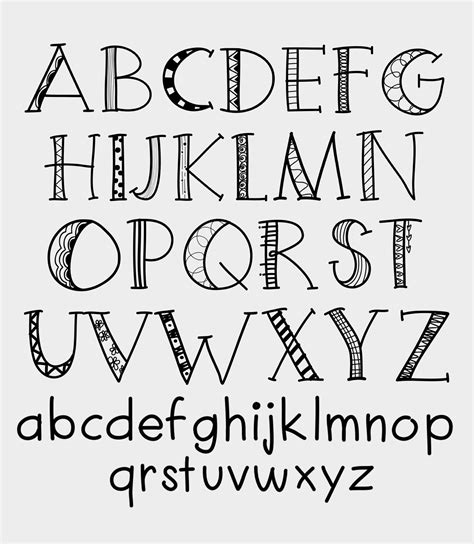 Free Printable Hand Lettering Alphabet