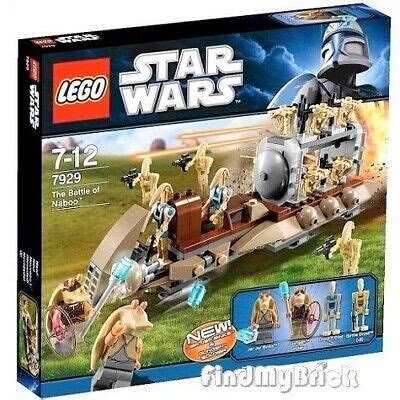 Lego Star Wars 7929 The Battle of Naboo - Battle Droid Carrier Jar Jar ...