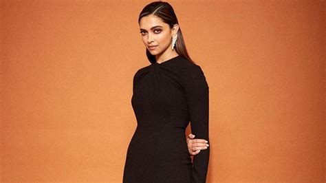 Deepika Padukone wears a black Emilia Wickstead dress at Chhapaak's ...