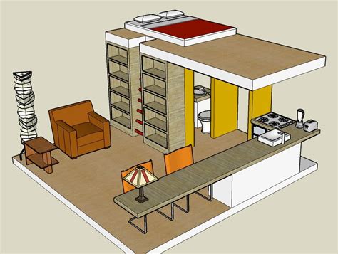 Google Sketchup 3D Tiny House Designs - Tiny House Blog