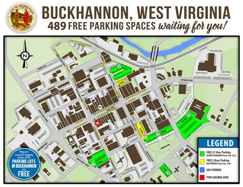 CITY OF BUCKHANNON » Downtown Parking Map