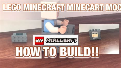 MY NEW LEGO MINECRAFT MINECART MOC - HOW TO BUILD!! - YouTube