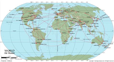 PDF of World Flight Map, World Flight Map PDF