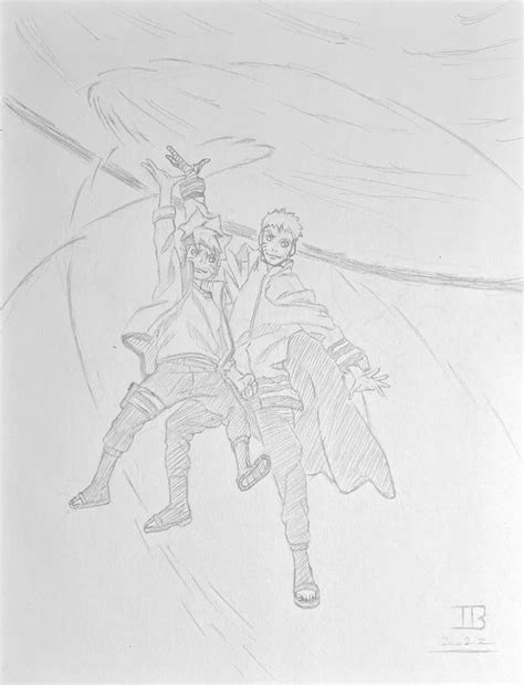 Boruto Naruto Sketch by HenchM4fia on DeviantArt