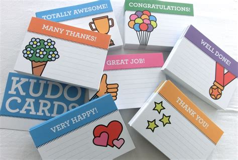 Appreciation Cards, Kudo Wall And Kudo Box • Plays-In-Business