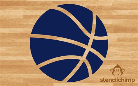 Basketball Stencil Sports Stencil Ball Stencil Playroom Art Nursery ...