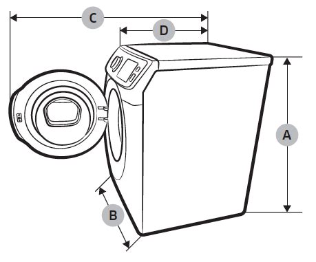 Washing Machine Dimension