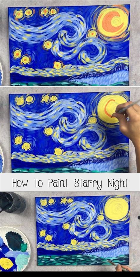 How To Draw Starry Night Step By Step at Drawing Tutorials