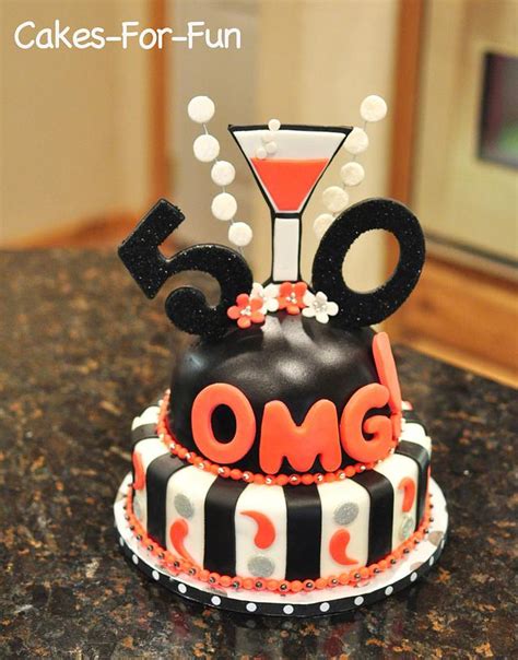 50th Birthday Cake - Decorated Cake by Cakes For Fun - CakesDecor