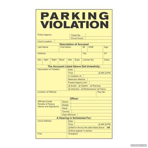 Parking Ticket Template Pdf Hq Printable Documents | Images and Photos ...