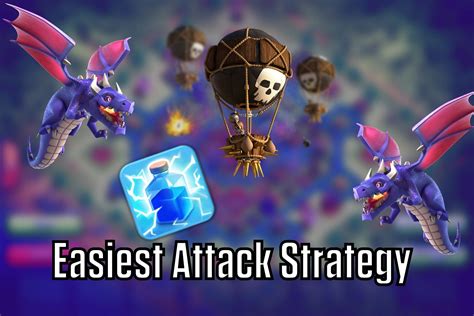 Which is the easiest attack strategy in Clash of Clans?