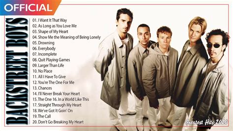 Backstreet Boys Best Hits Songs | Backstreet Boys Greatest Hits Full ...