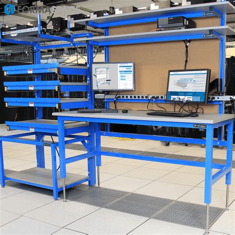 Tech Lab Workstation with Server Racks | Formaspace