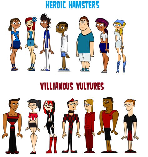 Total Drama Characters Art