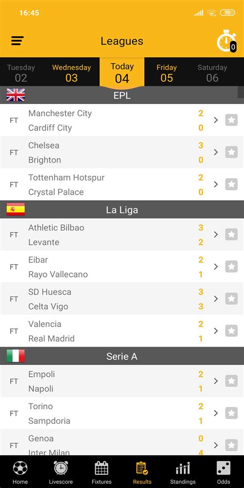 Live Soccer Scores APK for Android Download