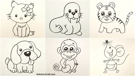 Simple Drawing Ideas For 5-Year-Old Kids - Kids Art & Craft