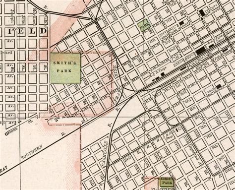 Map of Birmingham alabama Old Map Fine Reproduction | Etsy