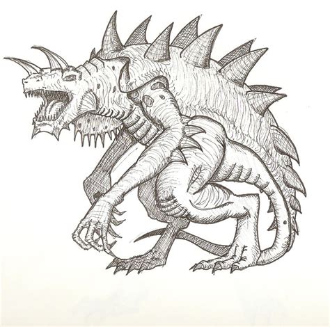 Tarrasque, 3e Ink by Kammorremae on DeviantArt