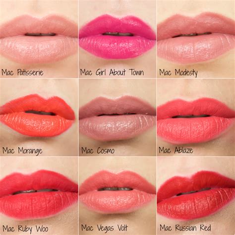 Mac Lipstick Collection and Swatches - Your Beauty