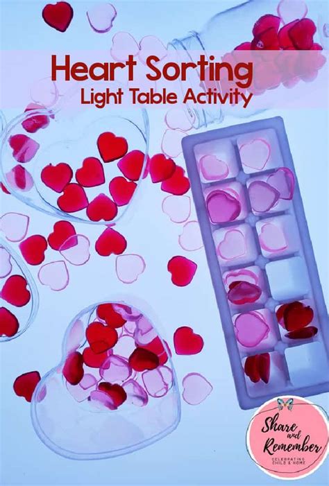 Sorting Hearts Light Table Activity » Share & Remember | Celebrating ...