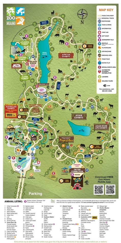 Oakland Zoo Map | Minimalis