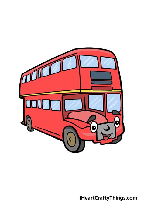 Cartoon Bus Easy Steps to Draw Cartoon Bus - Delgadillo Boyeto